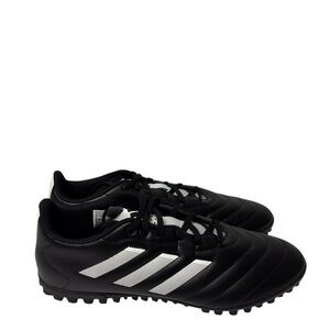 ADIDAS BLACK WHITE SOCCER MEN CLEATS SIZE 13.5